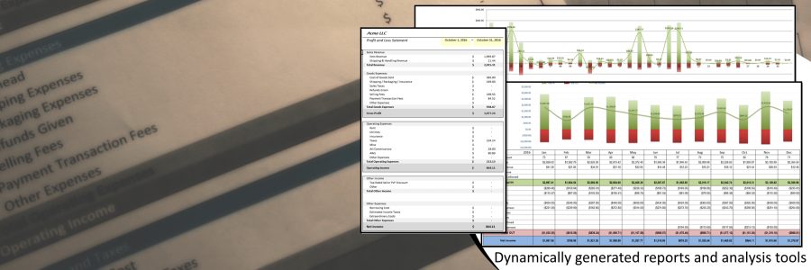 Slider – reports for ebay taxes